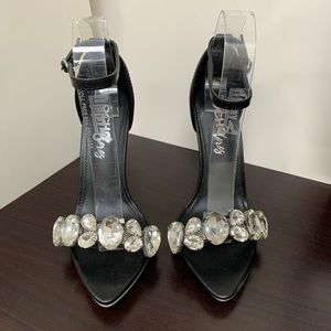 Andakucia-01 Rhinestone Stiletto High Heel